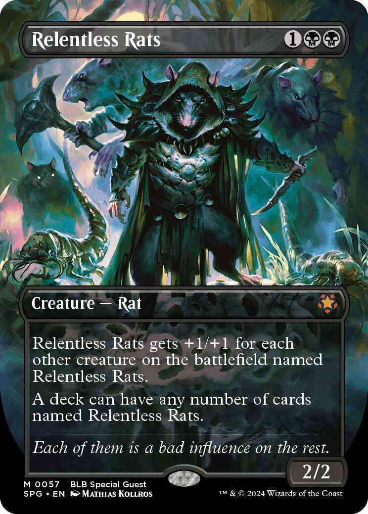 Relentless Rats [57] [Borderless] [Special Guests] [Non-Foil]