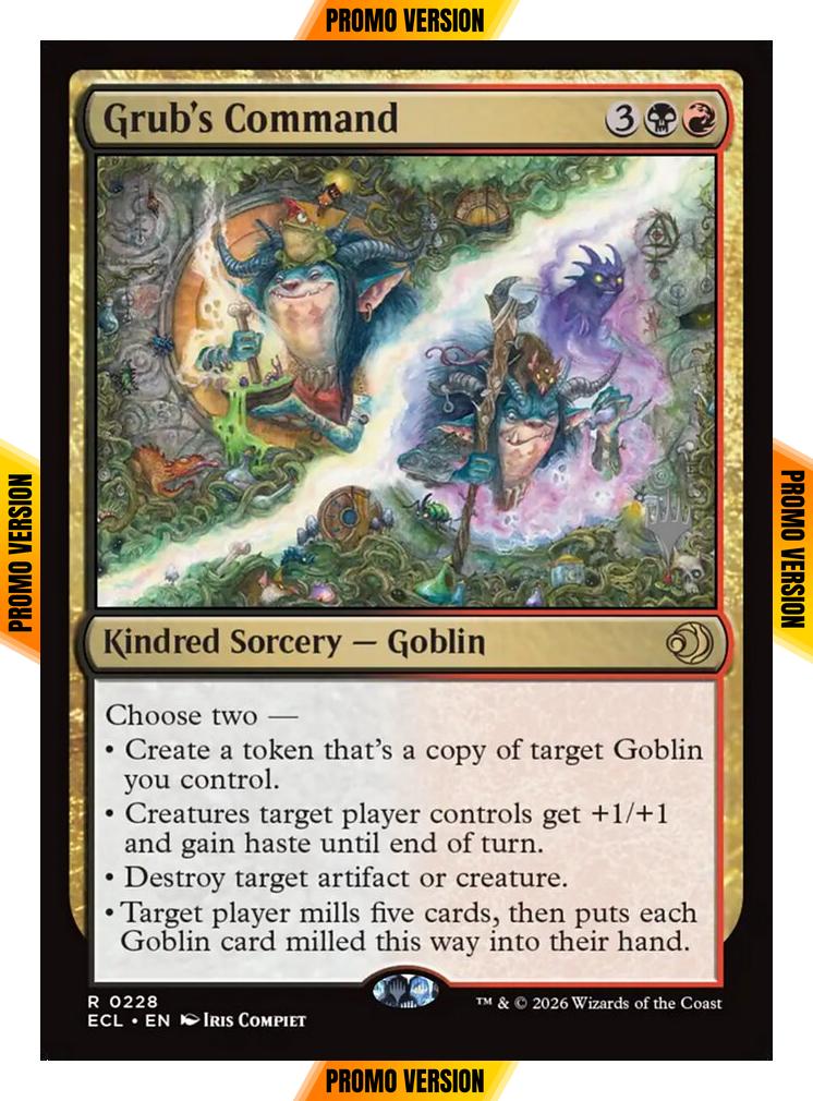 Grub's Command [228p] [Promo Pack] [Lorwyn Eclipsed: Promos] [Non-Foil]