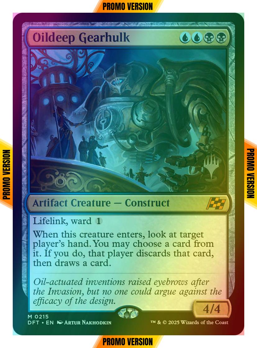 Oildeep Gearhulk [215p] [Promo Pack] [Aetherdrift: Promos] [Foil]