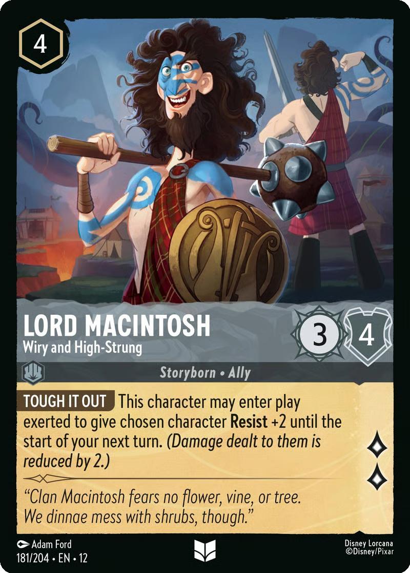 Lord Macintosh - Wiry and High-Strung - 181/204 [Wilds Unknown] [Non-Foil]