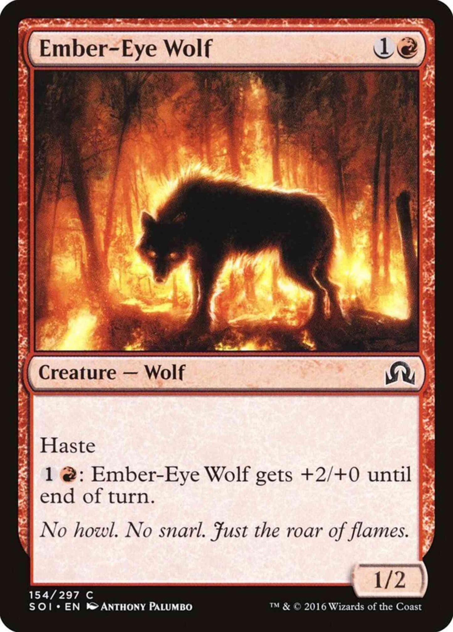 Ember-Eye Wolf [154] [Shadows over Innistrad] [Non-Foil]
