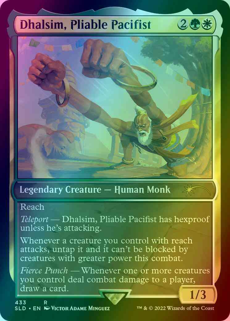 Dhalsim, Pliable Pacifist [0433] [Street Fighter] [Secret Lair Drop] [Foil]