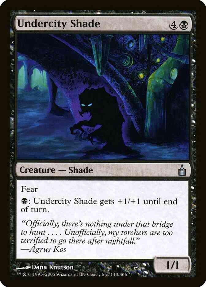 Undercity Shade [110] [Ravnica City Of Guilds] [Non-Foil]