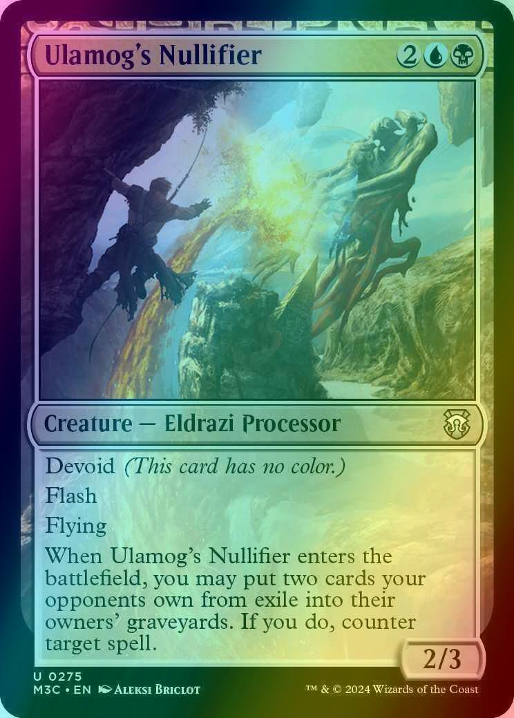Ulamog's Nullifier [275] [Modern Horizons 3: Commander] [Ripple Foil]