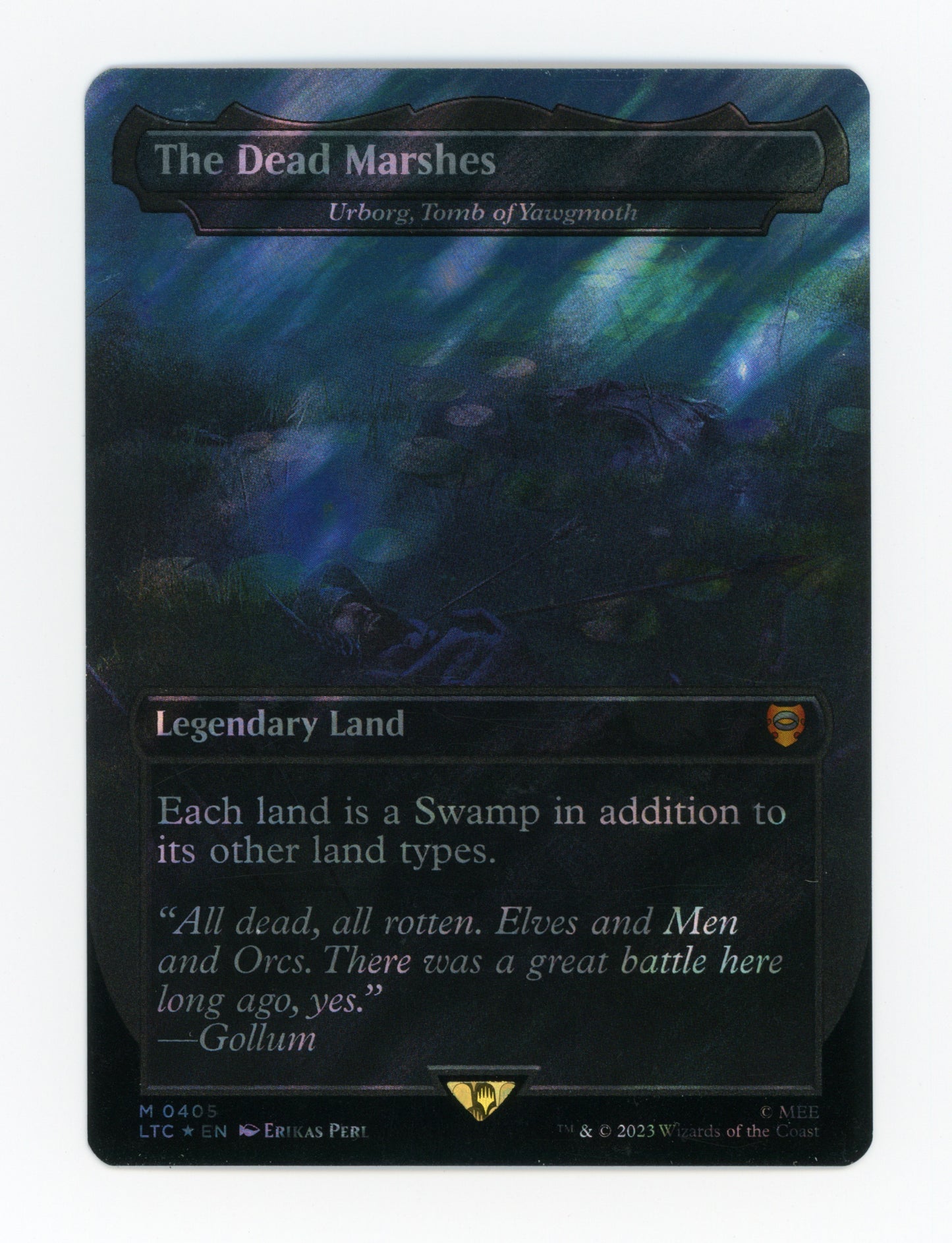 The Dead Marshes - Urborg, Tomb of Yawgmoth — Borderless|Realms and Relics|Surge Foil — ID 17959
