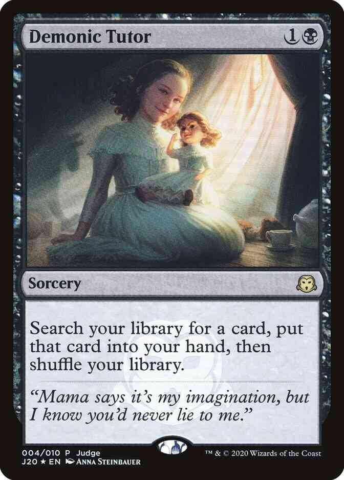 Demonic Tutor [4] [Judge Gift Cards 2020] [Foil]