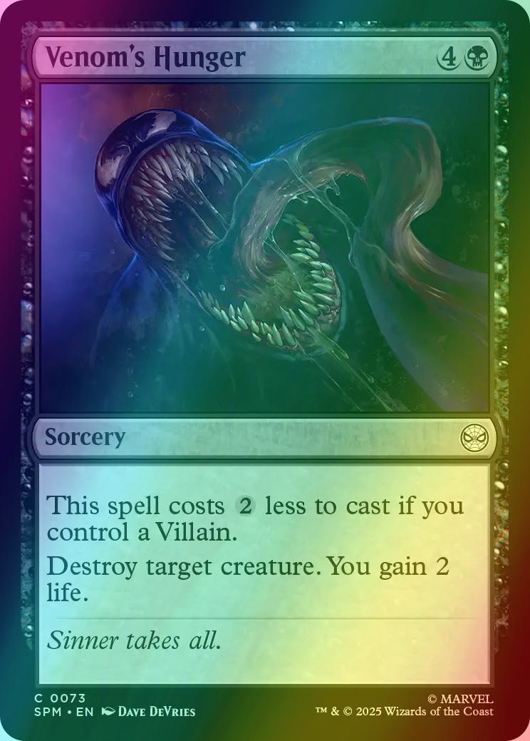 Venom's Hunger [73] [Marvel's Spider-Man] [Foil]