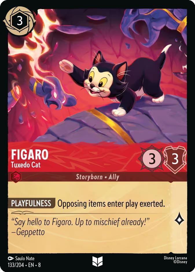 Figaro - Tuxedo Cat - 133/204 [Reign of Jafar] [Non-Foil]