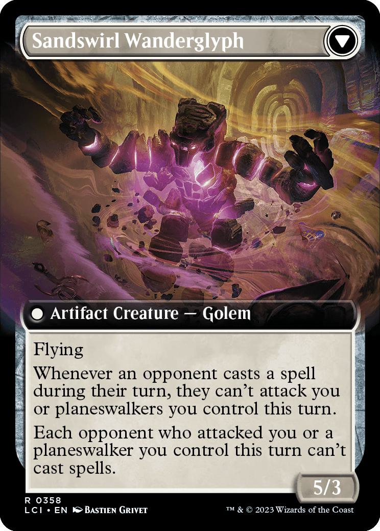 Unstable Glyphbridge // Sandswirl Wanderglyph [358] [Extended Art] [The Lost Caverns of Ixalan] [Non-Foil]