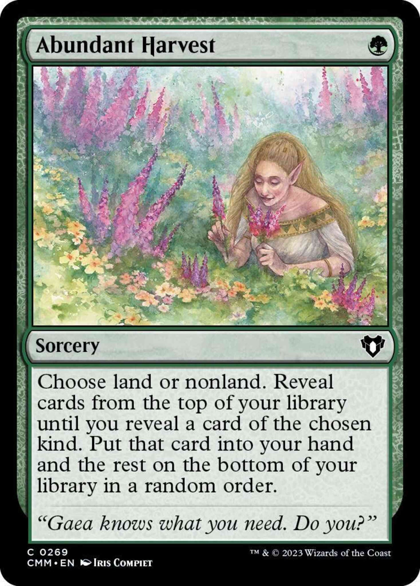 Abundant Harvest [269] [Commander Masters] [Non-Foil]
