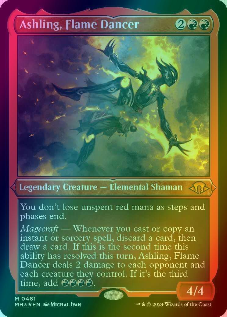 Ashling, Flame Dancer [481] [Modern Horizons 3] [Etched Foil]