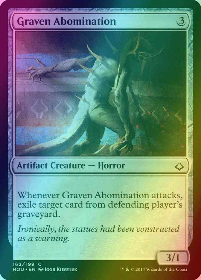 Graven Abomination [162] [Hour of Devastation] [Foil]