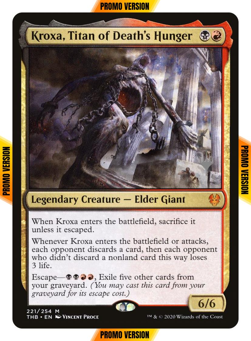Kroxa, Titan of Death's Hunger [221p] [Promo Pack] [Theros Beyond Death Promos] [Non-Foil]