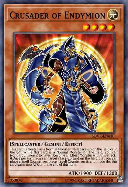 Crusader of Endymion - SOVR-EN030 - Ultra Rare - 1st Edition