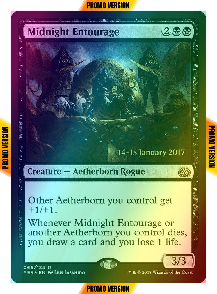 Midnight Entourage [66s] [Aether Revolt Promos] [Foil]