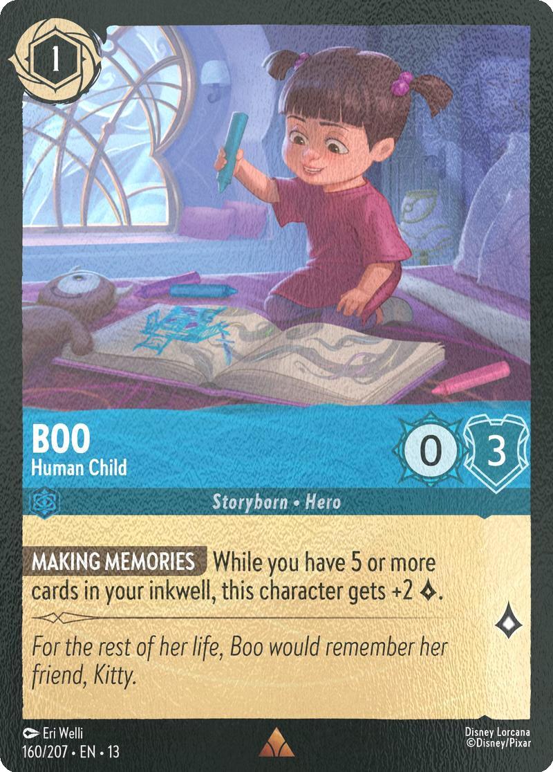 Boo - Human Child - 160/204 [Attack of the Vine!] [Cold Foil]