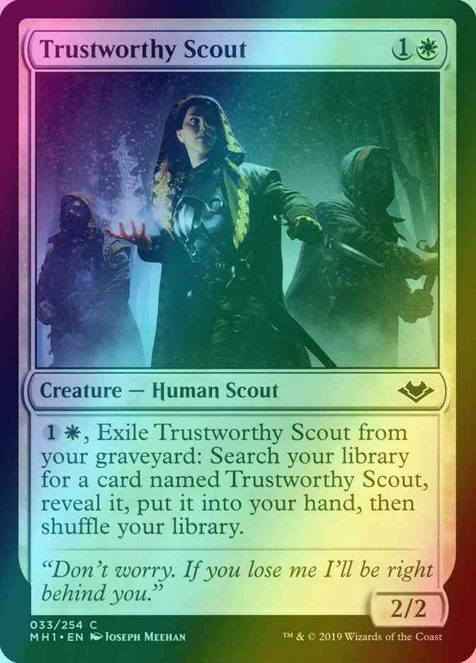 Trustworthy Scout [33] [Modern Horizons] [Foil]