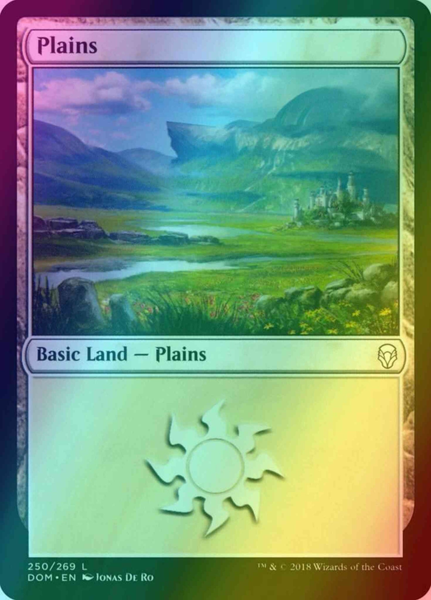 Plains [250] [Dominaria] [Foil]