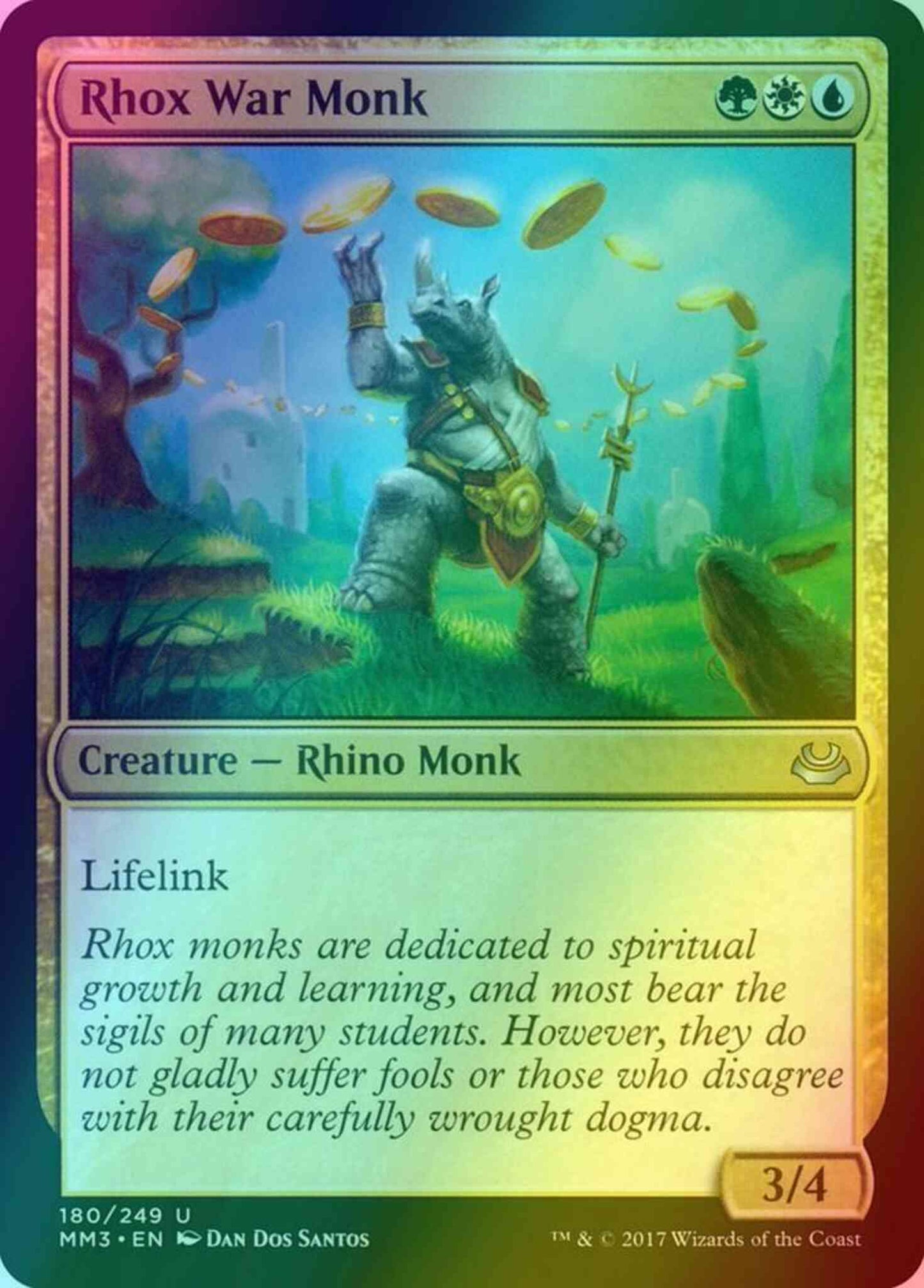 Rhox War Monk [180] [Modern Masters 2017] [Foil]