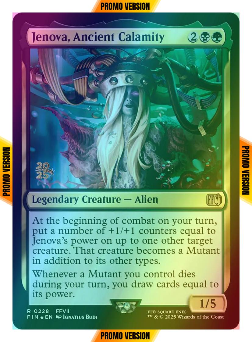 Jenova, Ancient Calamity [228s] [Prerelease] [FINAL FANTASY: Promos] [Foil]