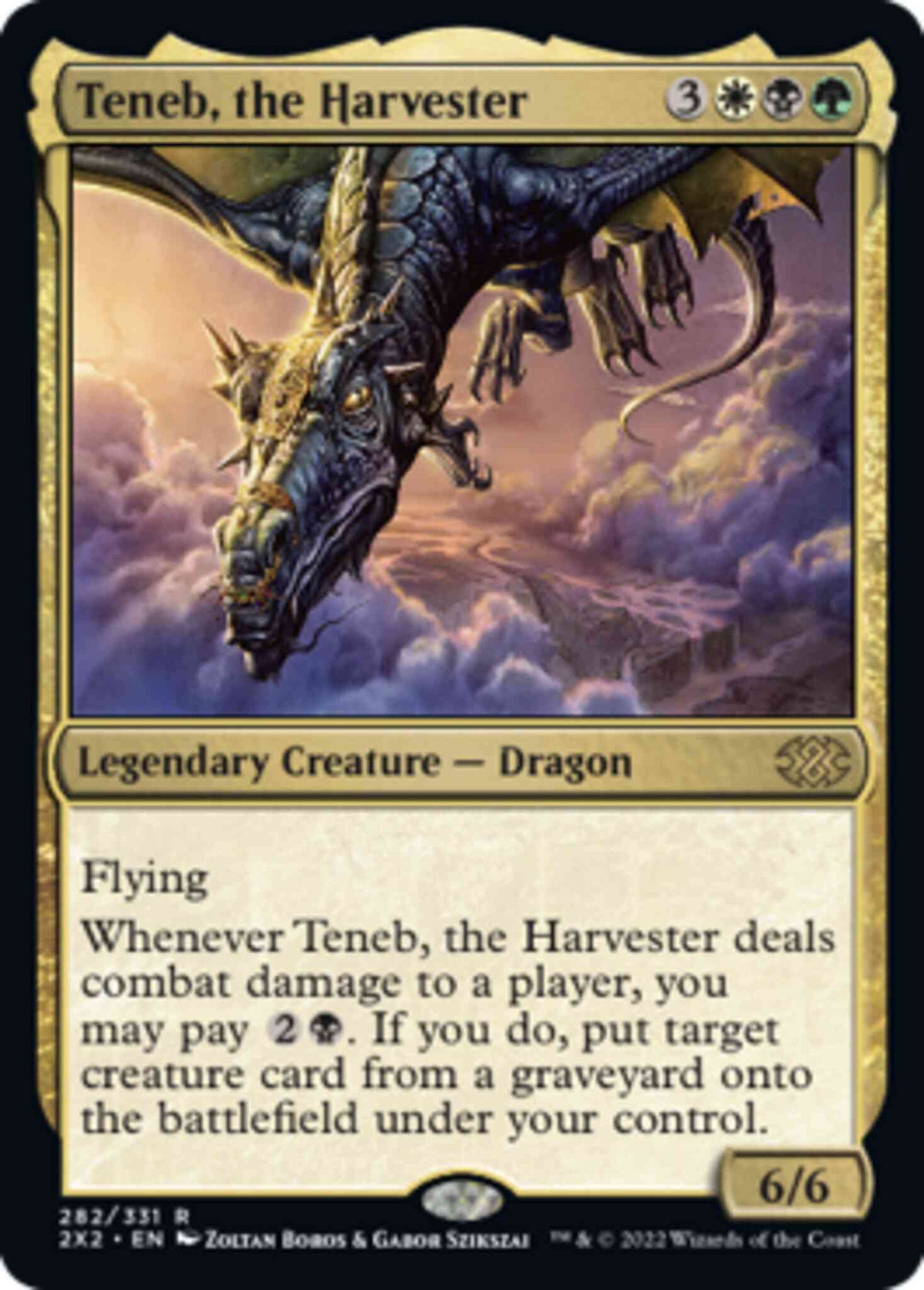 Teneb, the Harvester [282] [Double Masters 2022] [Non-Foil]