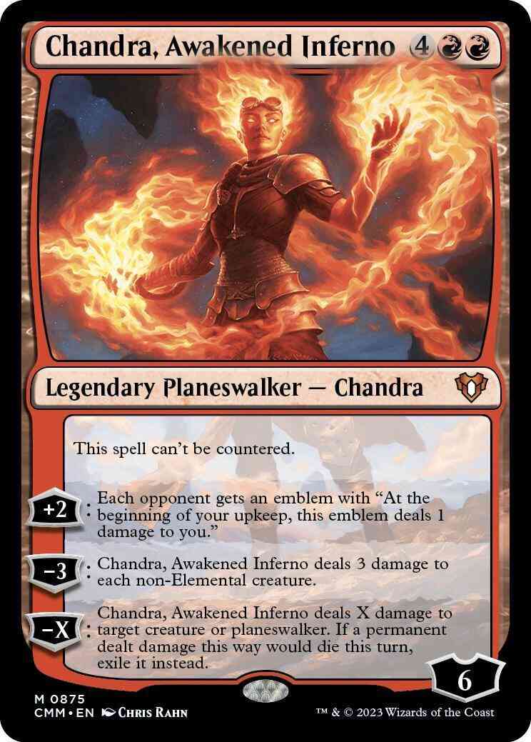 Chandra, Awakened Inferno [875] [Commander Masters] [Non-Foil]