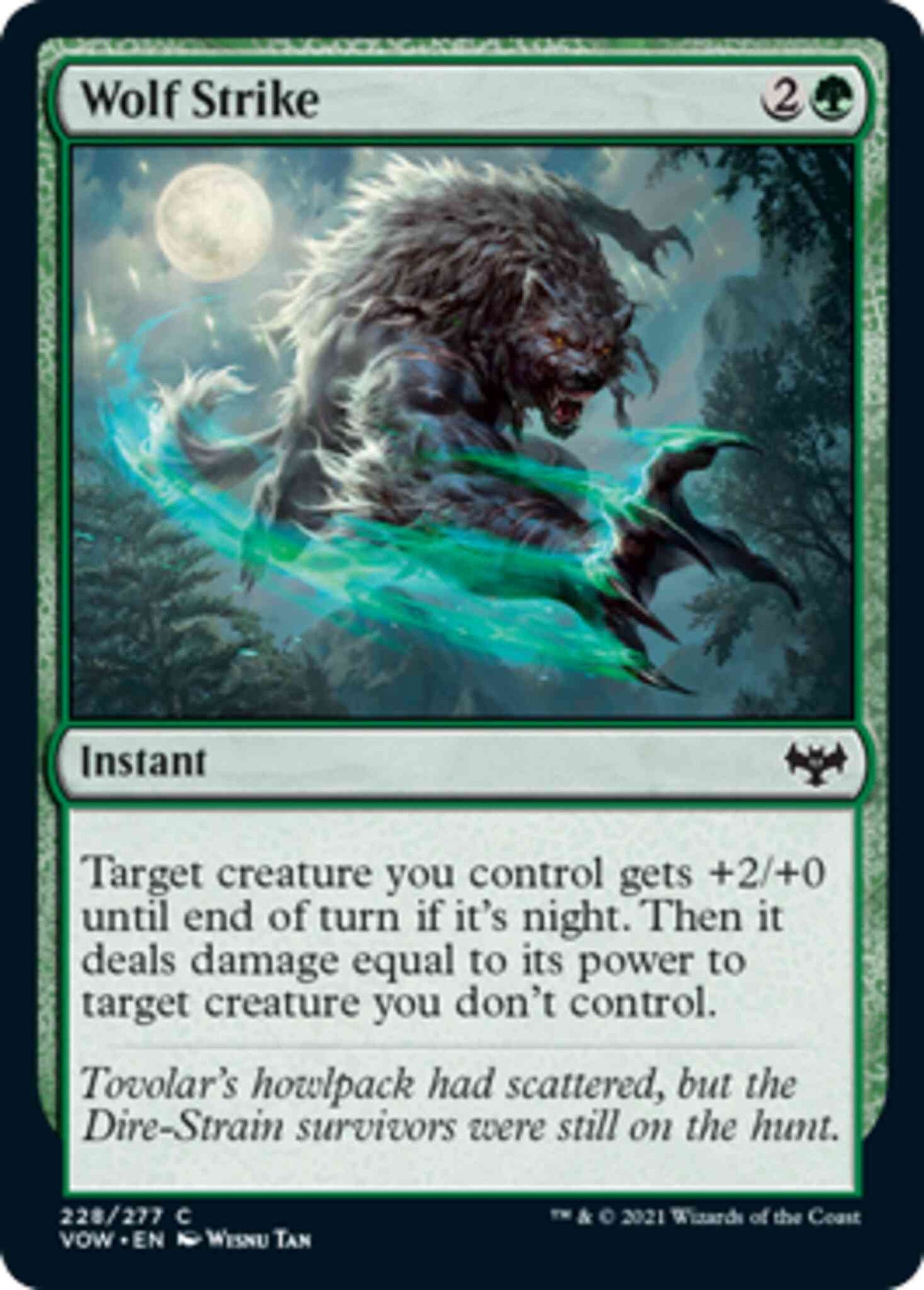 Wolf Strike [228] [Innistrad: Crimson Vow] [Non-Foil]