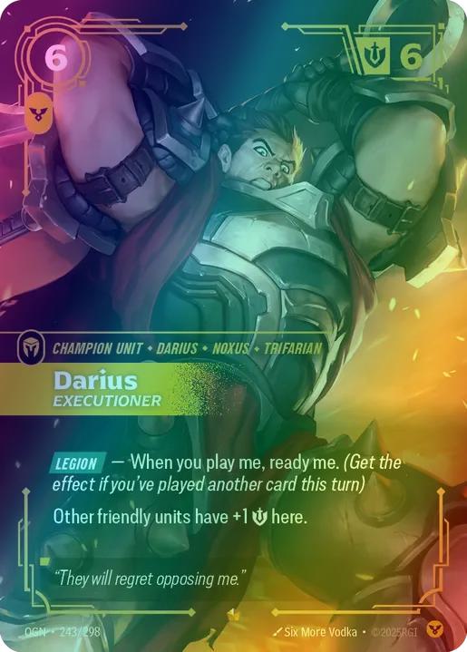 Darius - Executioner - 243/298 [Origins] [Foil]