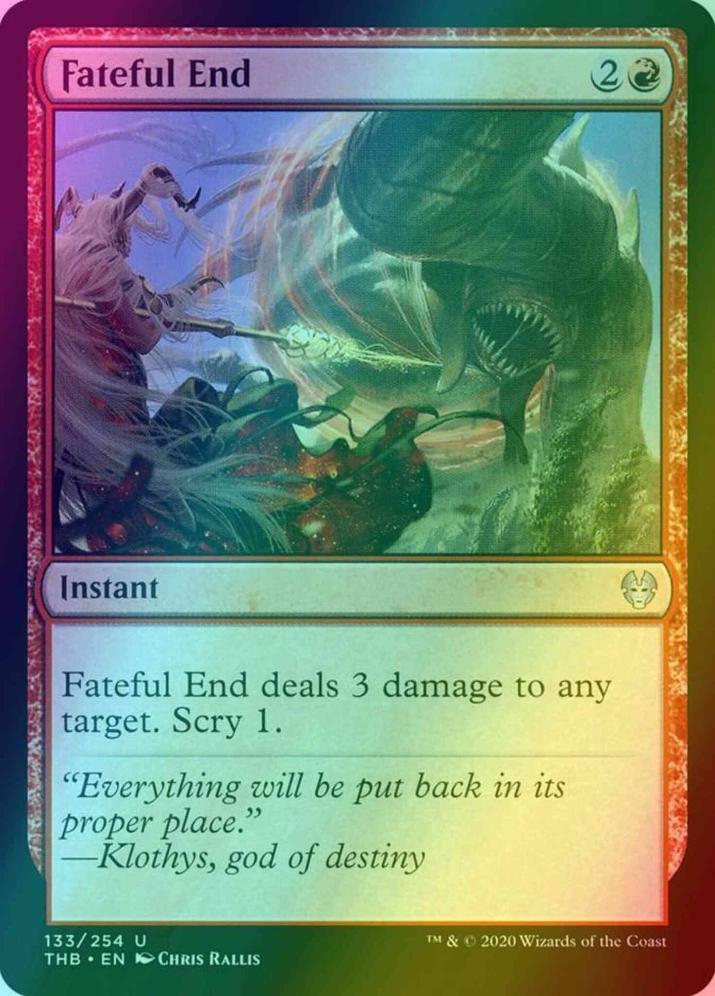 Fateful End [133] [Theros Beyond Death] [Foil]
