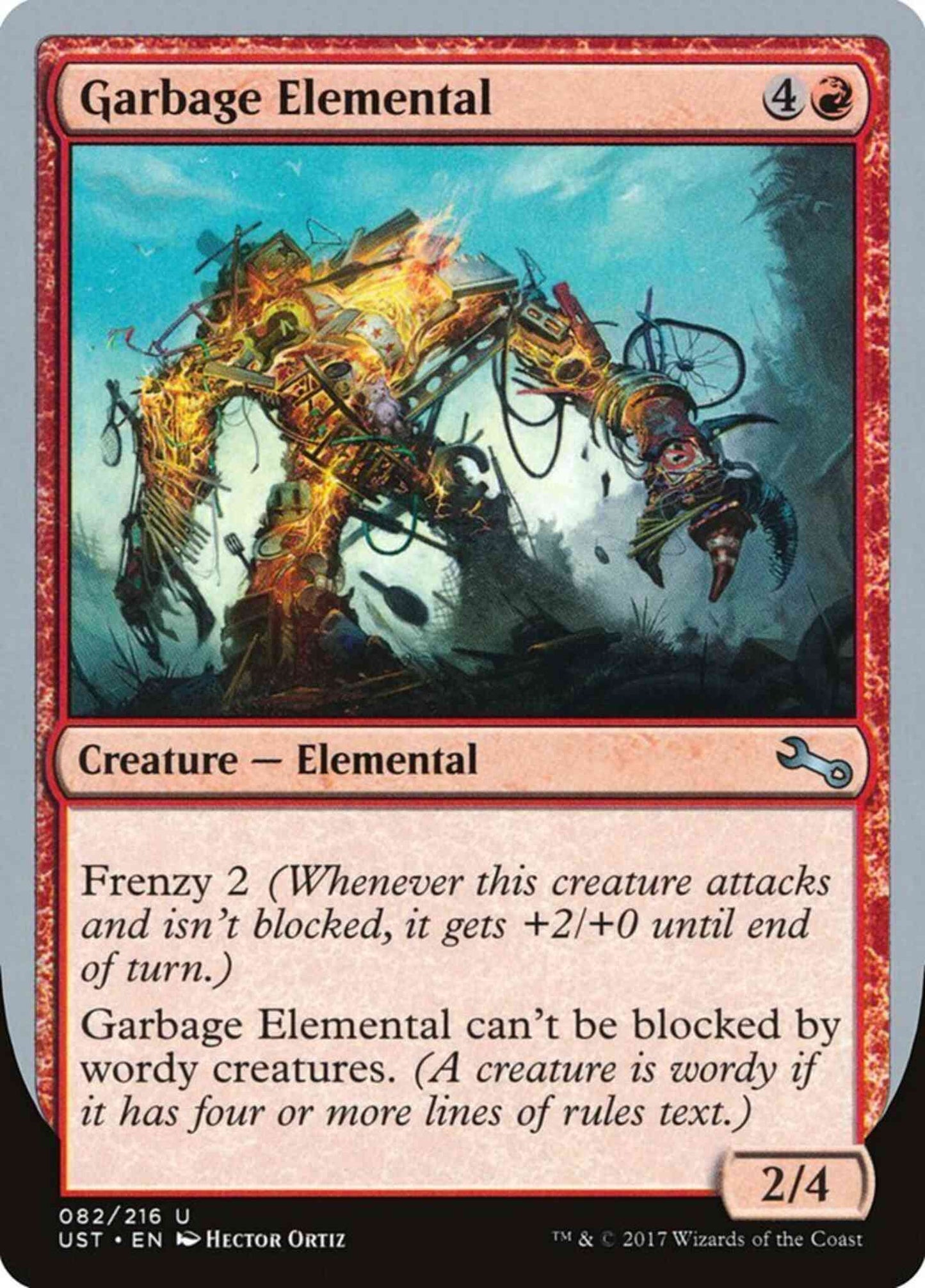 Garbage Elemental [82a] [a] [Unstable] [Non-Foil]