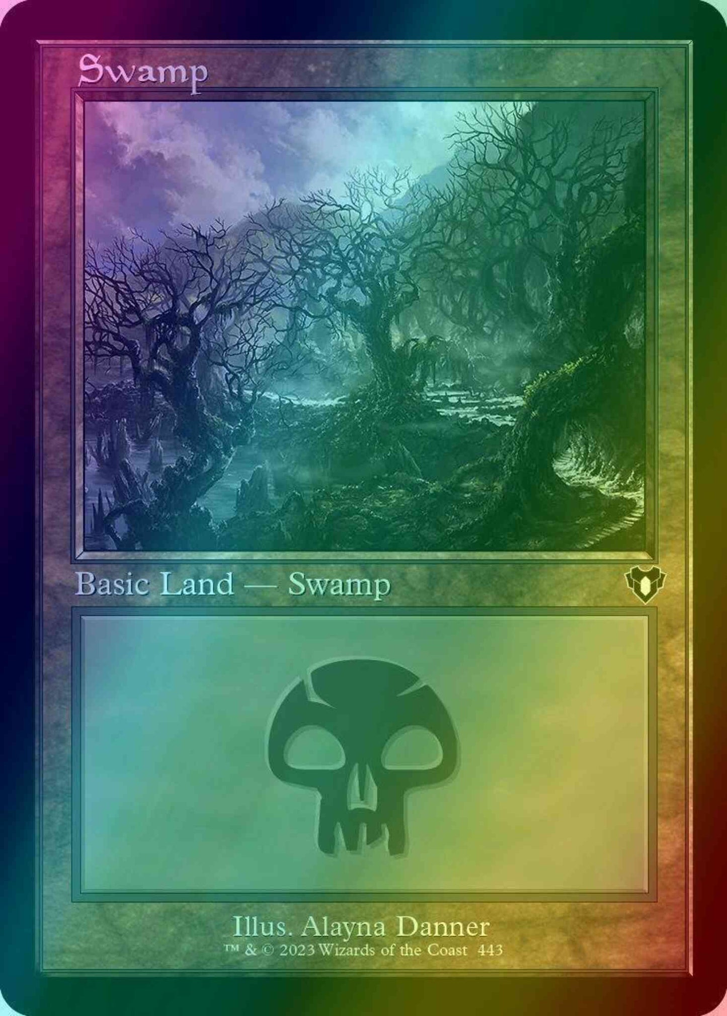 Swamp [443] [Retro Frame] [Commander Masters] [Foil]
