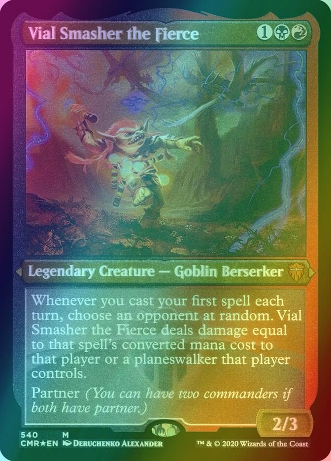 Vial Smasher the Fierce [540] [Commander Legends] [Etched Foil]