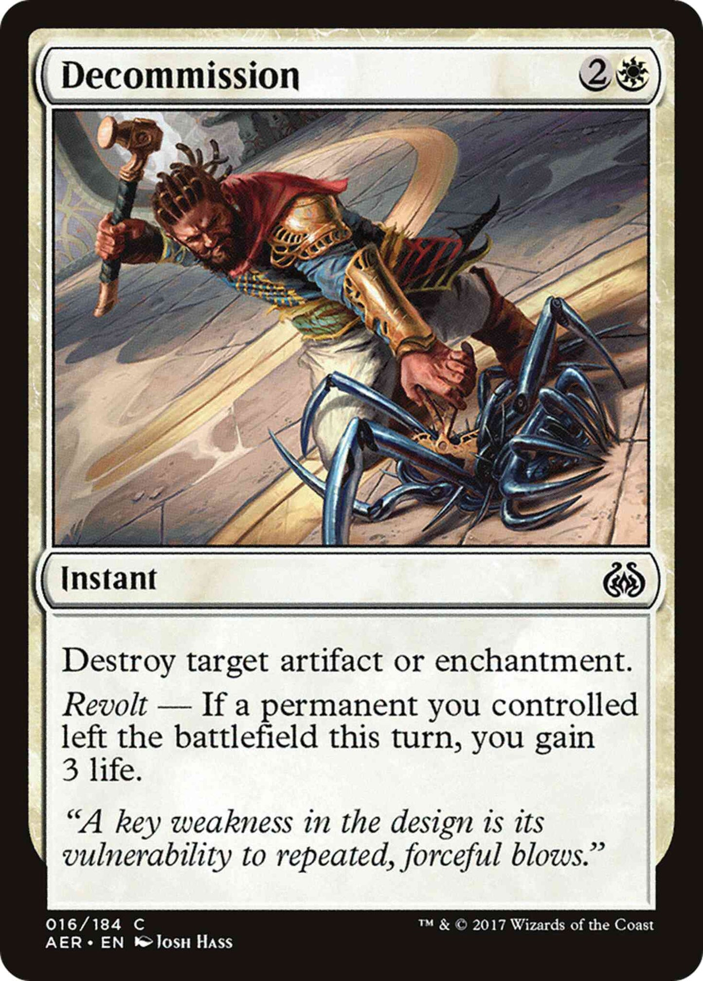 Decommission [16] [Aether Revolt] [Non-Foil]