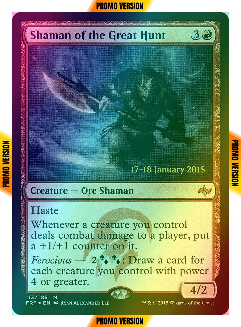 Shaman of the Great Hunt [113s] [Fate Reforged Promos] [Foil]