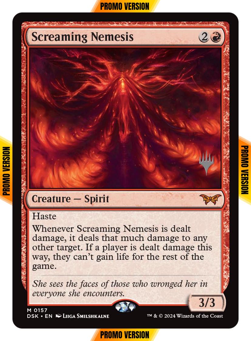 Screaming Nemesis [157p] [Promo Pack] [Duskmourn: House of Horror: Promos] [Non-Foil]