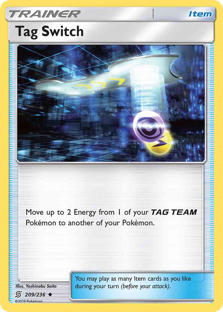 Tag Switch - 209/236 - Uncommon [sm11-209] [Non-Holo]
