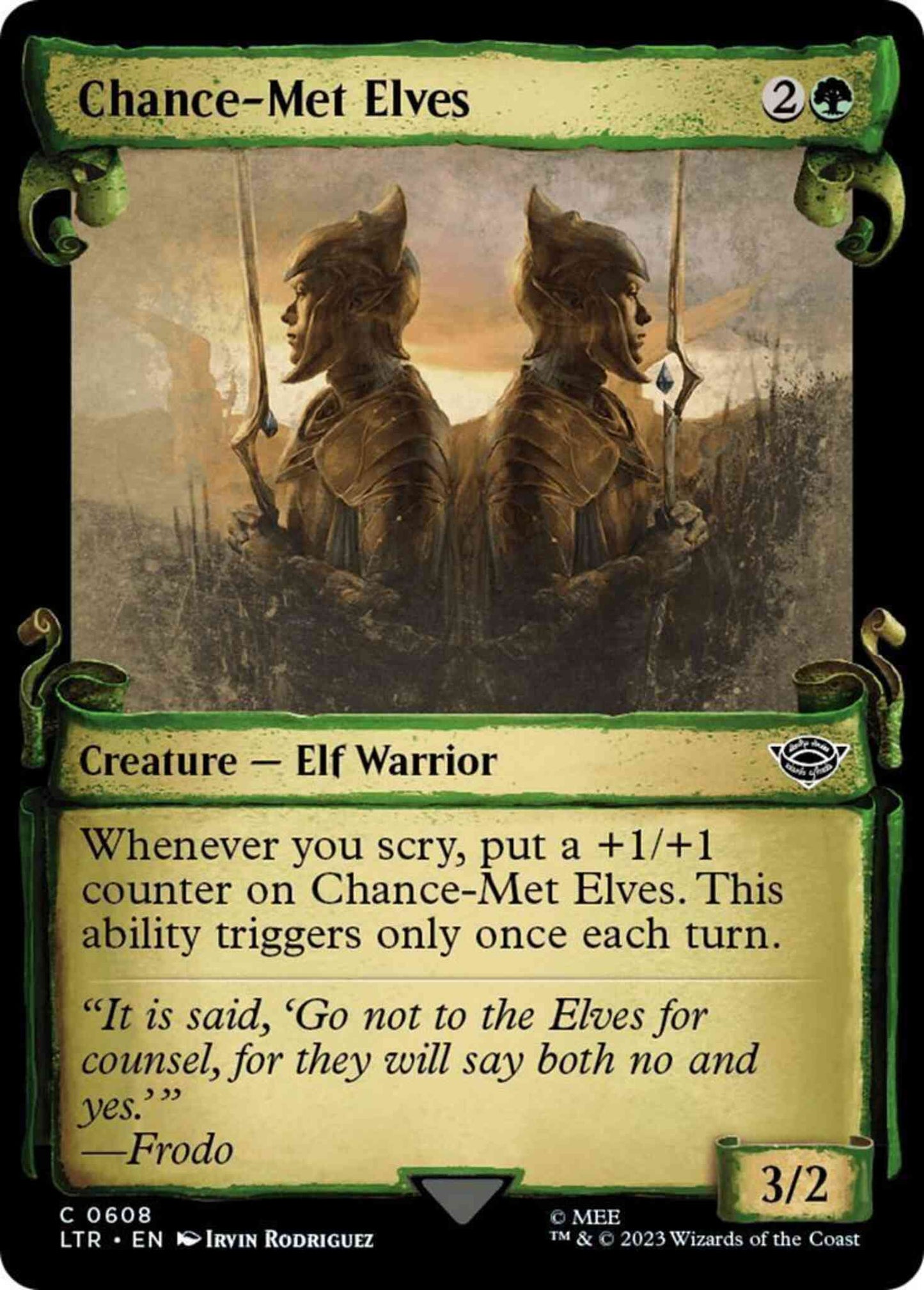 Chance-Met Elves [608] [Scrolls Showcase] [The Lord of the Rings: Tales of Middle-earth] [Non-Foil]