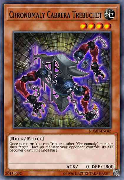Chronomaly Cabrera Trebuchet - NUMH-EN002 - Super Rare - Unlimited