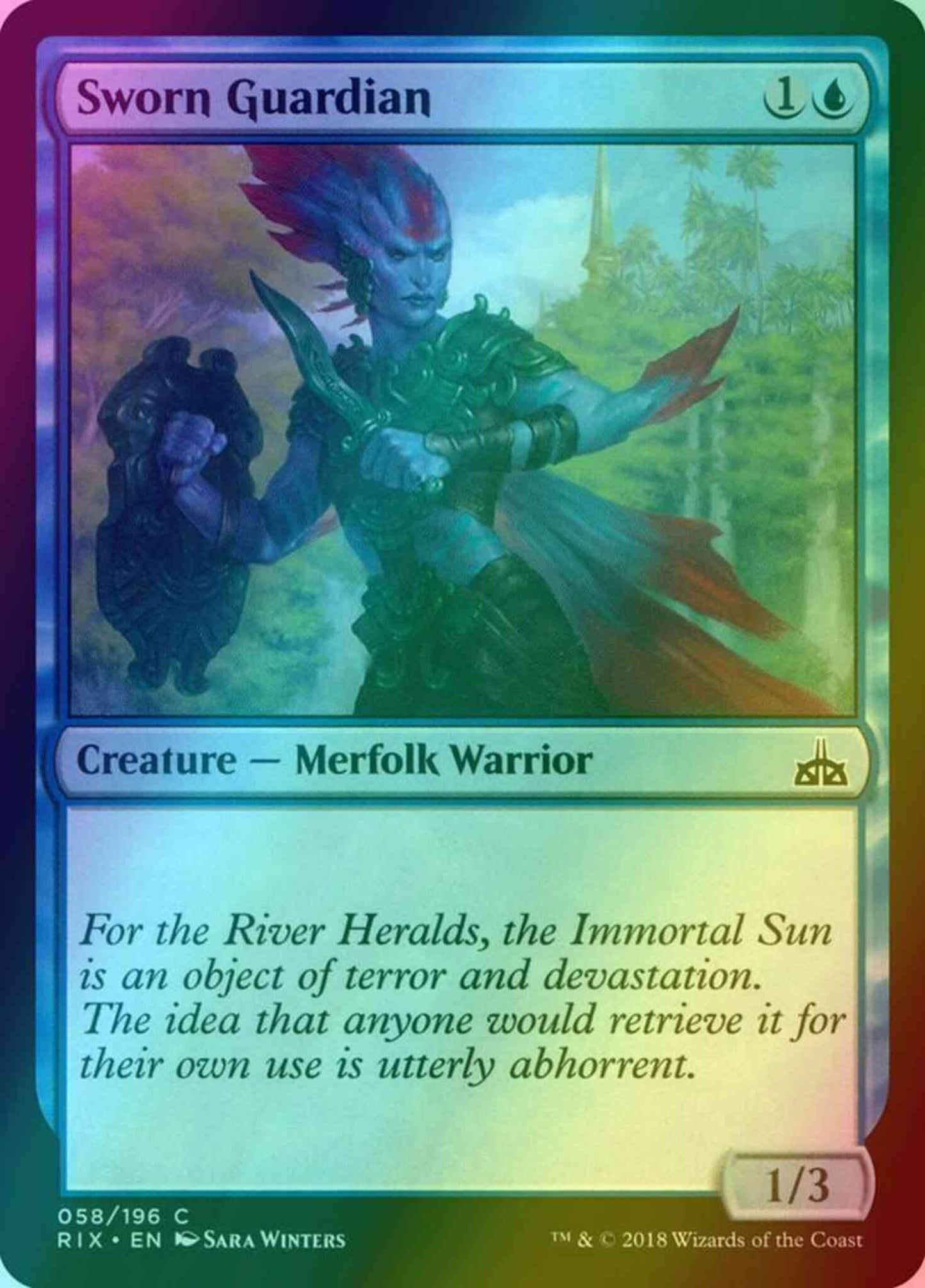 Sworn Guardian [58] [Rivals of Ixalan] [Foil]