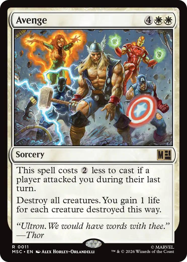 Avenge [11] [Marvel Super Heroes: Commander] [Non-Foil]