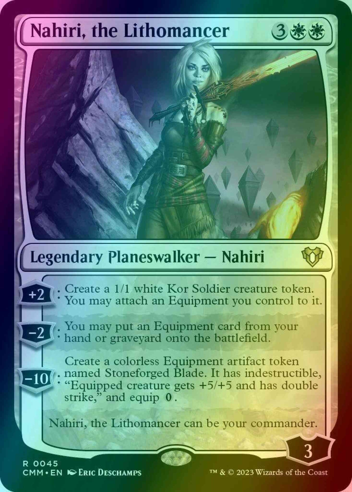 Nahiri, the Lithomancer [45] [Commander Masters] [Foil]
