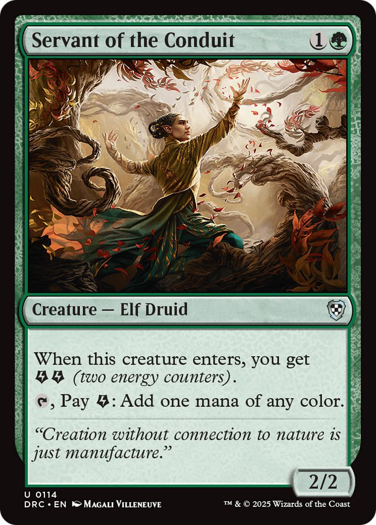 Servant of the Conduit [114] [Aetherdrift: Commander] [Non-Foil]