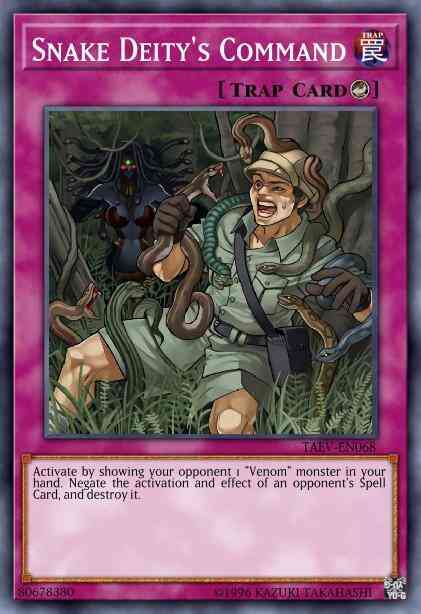 Snake Deity's Command - TAEV-EN068 - Rare - Unlimited
