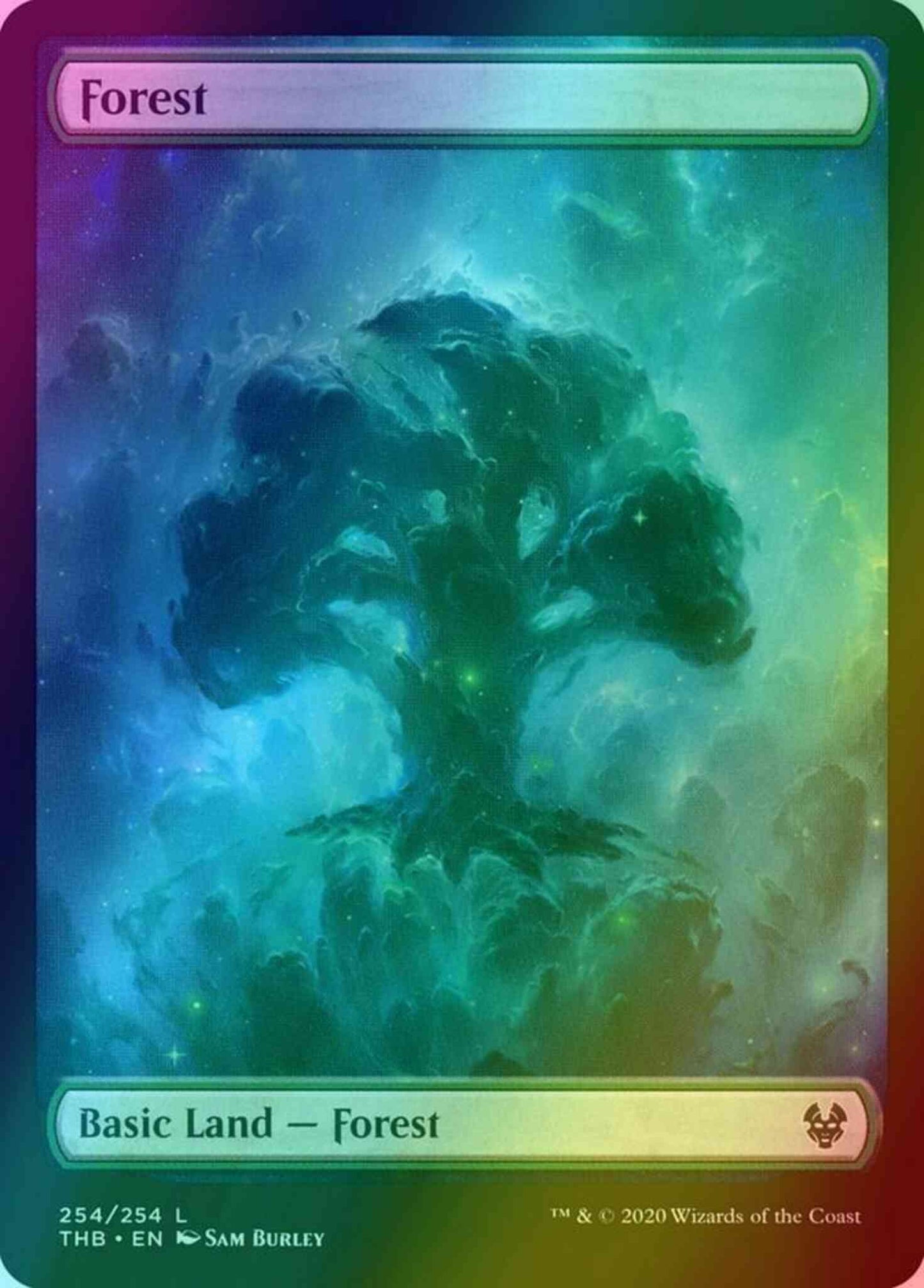 Forest [254] [Full Art] [Theros Beyond Death] [Foil]