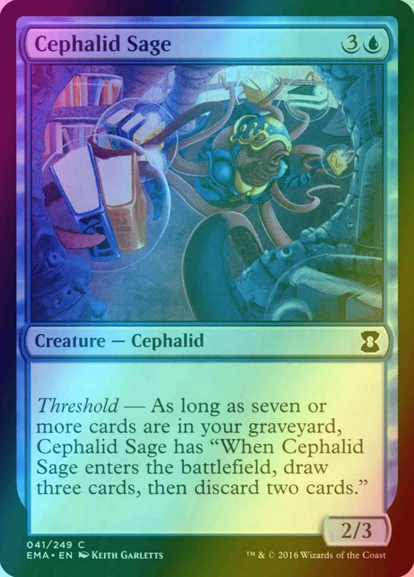 Cephalid Sage [41] [Eternal Masters] [Foil] – Face to Face Games