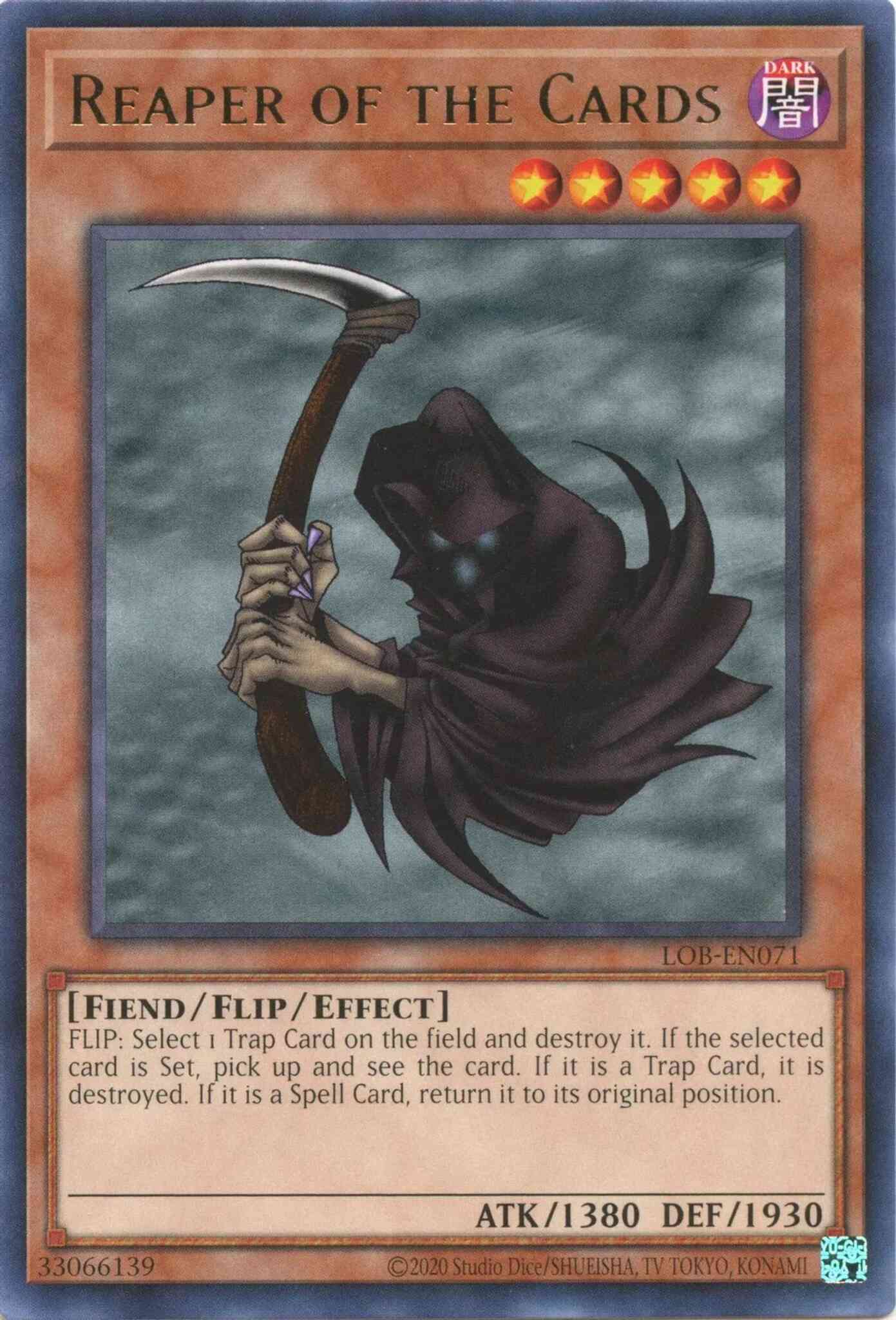 Reaper of the Cards - 25th Anniversary - LOB-EN071 - Rare - Unlimited