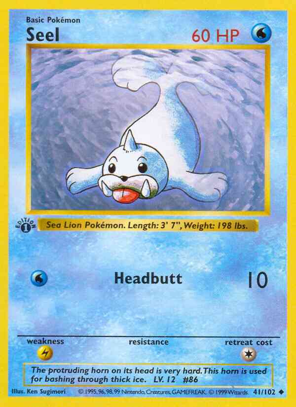 Seel - 41/102 - Uncommon - 1st Edition [base1-41] [Non-Holo]