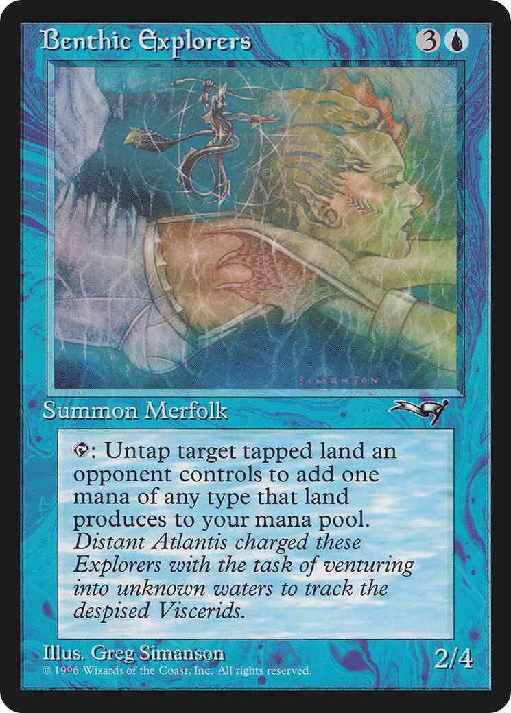 Benthic Explorers [Swimming] [24b] [Alliances] [Non-Foil]