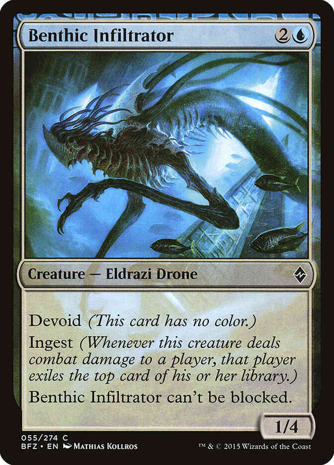 Benthic Infiltrator [55] [Battle for Zendikar] [Non-Foil]