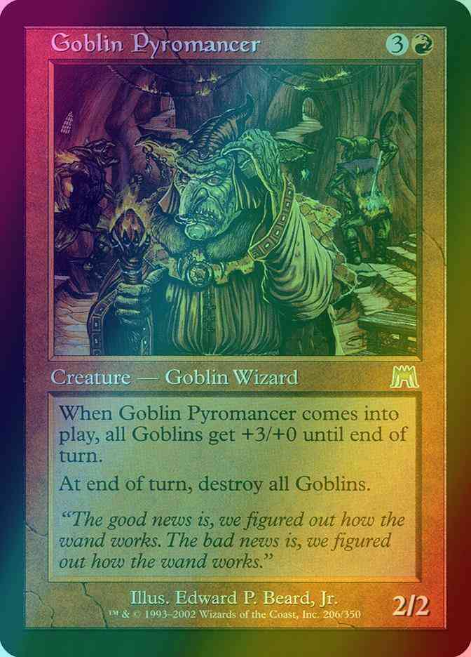 Goblin Pyromancer [206] [Onslaught] [Foil]